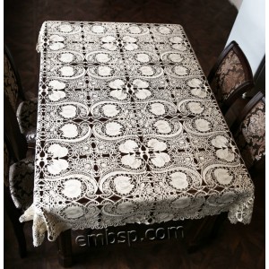 Lace Tablecloth "Tea with Milk" Machine Embroidery Designs size 232*227mm