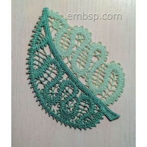 Lace Leaf Machine Embroidery Designs size 121*100mm