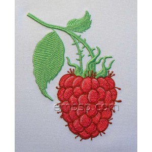 Raspberry Machine Embroidery Designs size 103*130mm