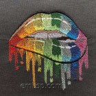 Iridescent summer Machine Embroidery Designs size 132*139mm