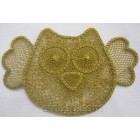 Lace Owl Machine Embroidery Designs size 118*76mm