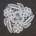 Lacy Decoration Machine Embroidery Designs size 136*138mm