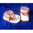 Lace shoe for doll Machine Embroidery Designs size 119*85mm