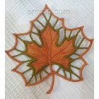 Lace Leaf Machine Embroidery Designs size 107*109mm