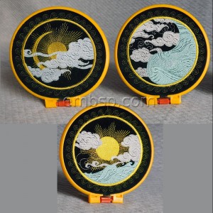 Forces of nature Machine Embroidery (three designs) size 138*138mm
