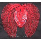 Heart Machine Embroidery Designs size 215*187mm