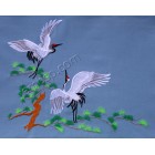 Cranes (4 parts) Total Machine Embroidery Designs size is 449*384mm