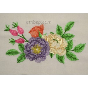 Flowers Neskutchny gardens Machine Embroidery Designs size 172*95mm