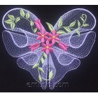 Flowers Bouquet Machine Embroidery Designs size 140*121mm