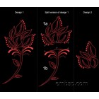 Machine embroidery designs Fire flower flw0145