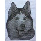 Dog Husky Machine Embroidery Designs size 180*231mm