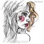 Design Stranger Machine Embroidery Designs size 180*209 mm