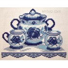 Interior accent Cross-stitch "Village gathering" Machine Embroidery Designs size 180*142mm