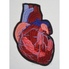 Satin Heart Machine Embroidery Designs size 100*149mm