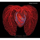 Machine embroidery design Heart hrt0017