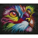 Machine embroidery design Rainbow cat cat0020