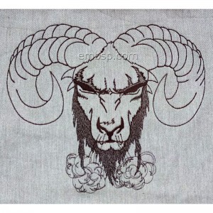 Ram Machine Embroidery Designs anm0031