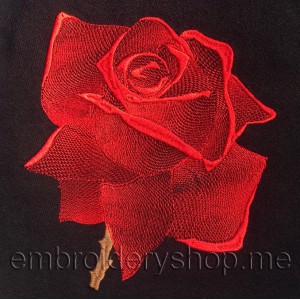 Flowers Rose Machine Embroidery Designs (large size) 176*195mm