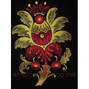 Flower Machine Embroidery Designs Size 138*203mm